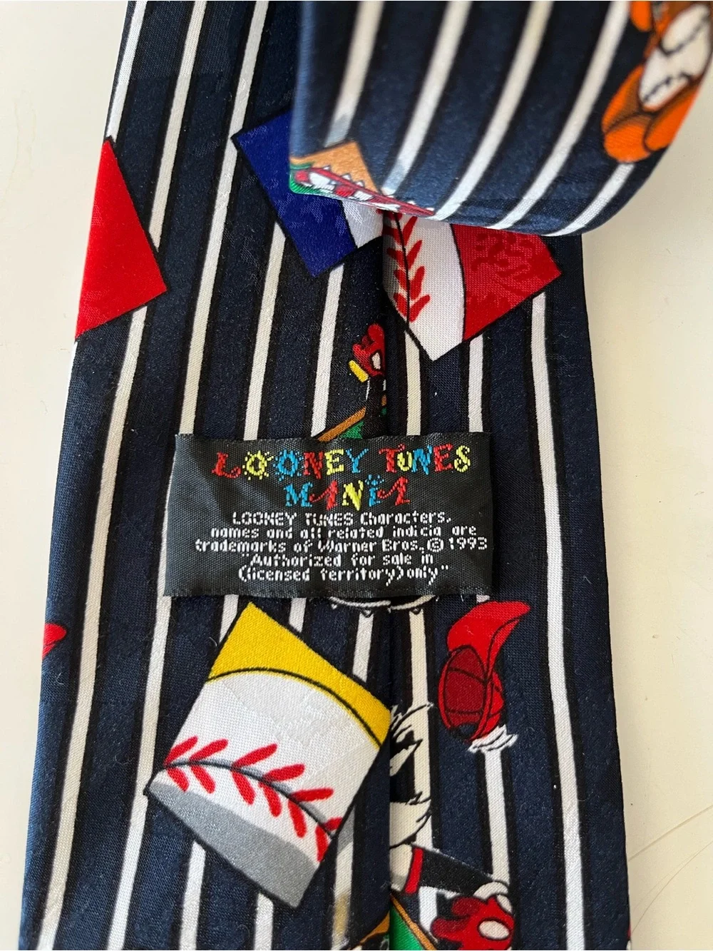 Lot of 3 vintage 1993 looney tunes neckties